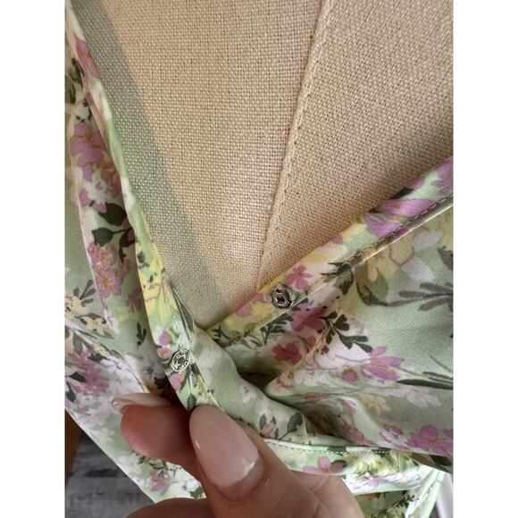 BCBGeneration Women's Strappy Y2K Midi Wrap Dress Whimsical Fairy Feminine Small - Picture 10 of 13